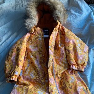 Kids yellow Reima snowsuit 1.5 years 2T 86cm